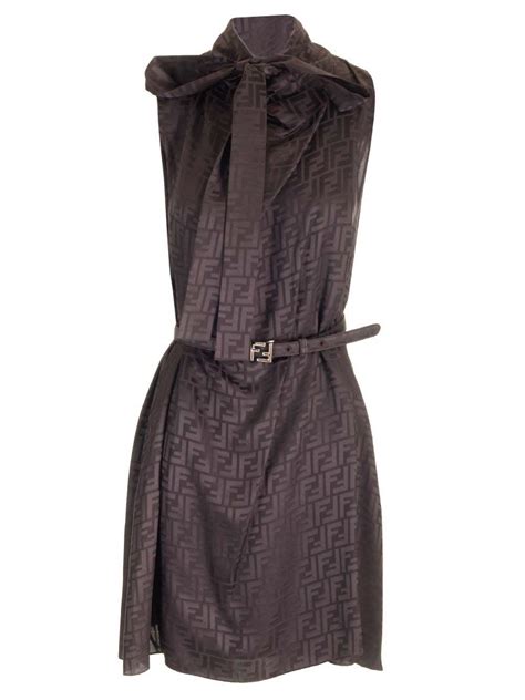 purple fendi dress